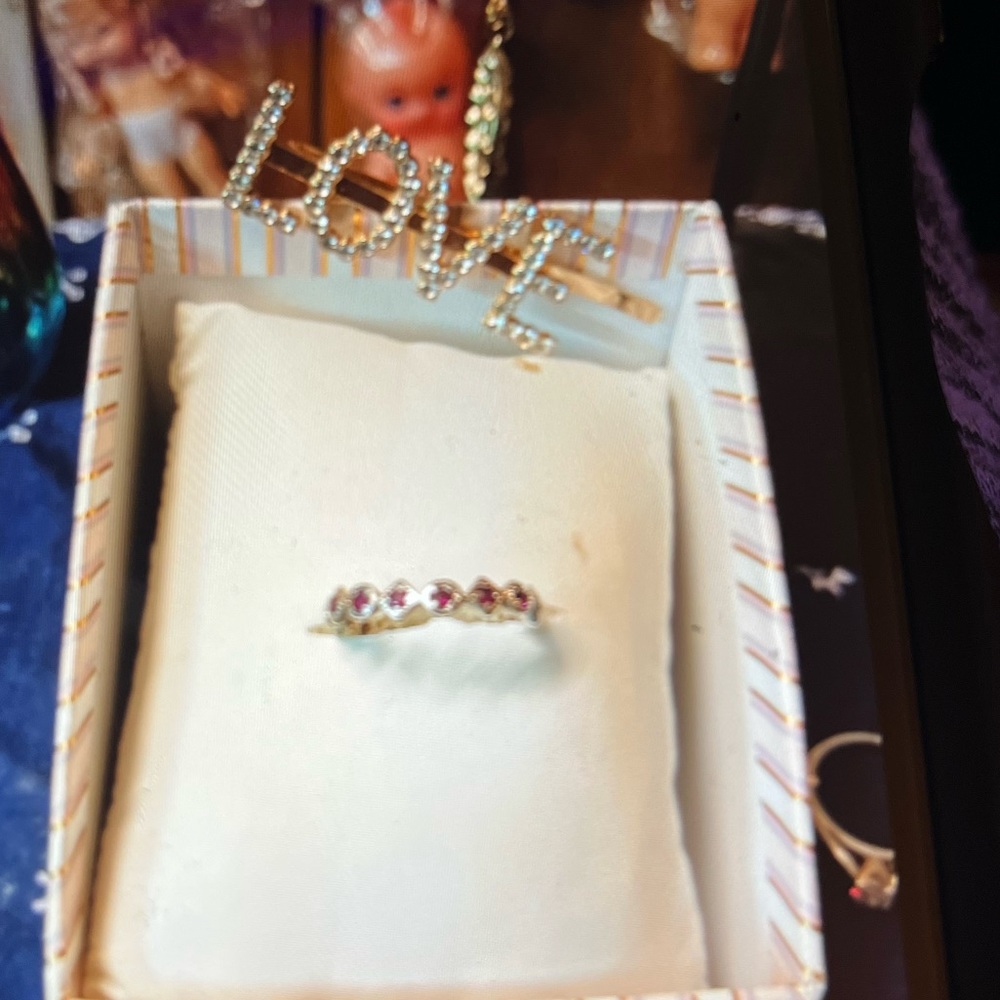 Ruby and Diamond ring - Picture 3 of 4